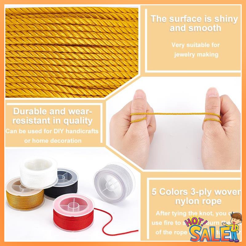 Cord Trim Twisted - AB68 Витой нейлоновый шнур, 3-слойный атласный