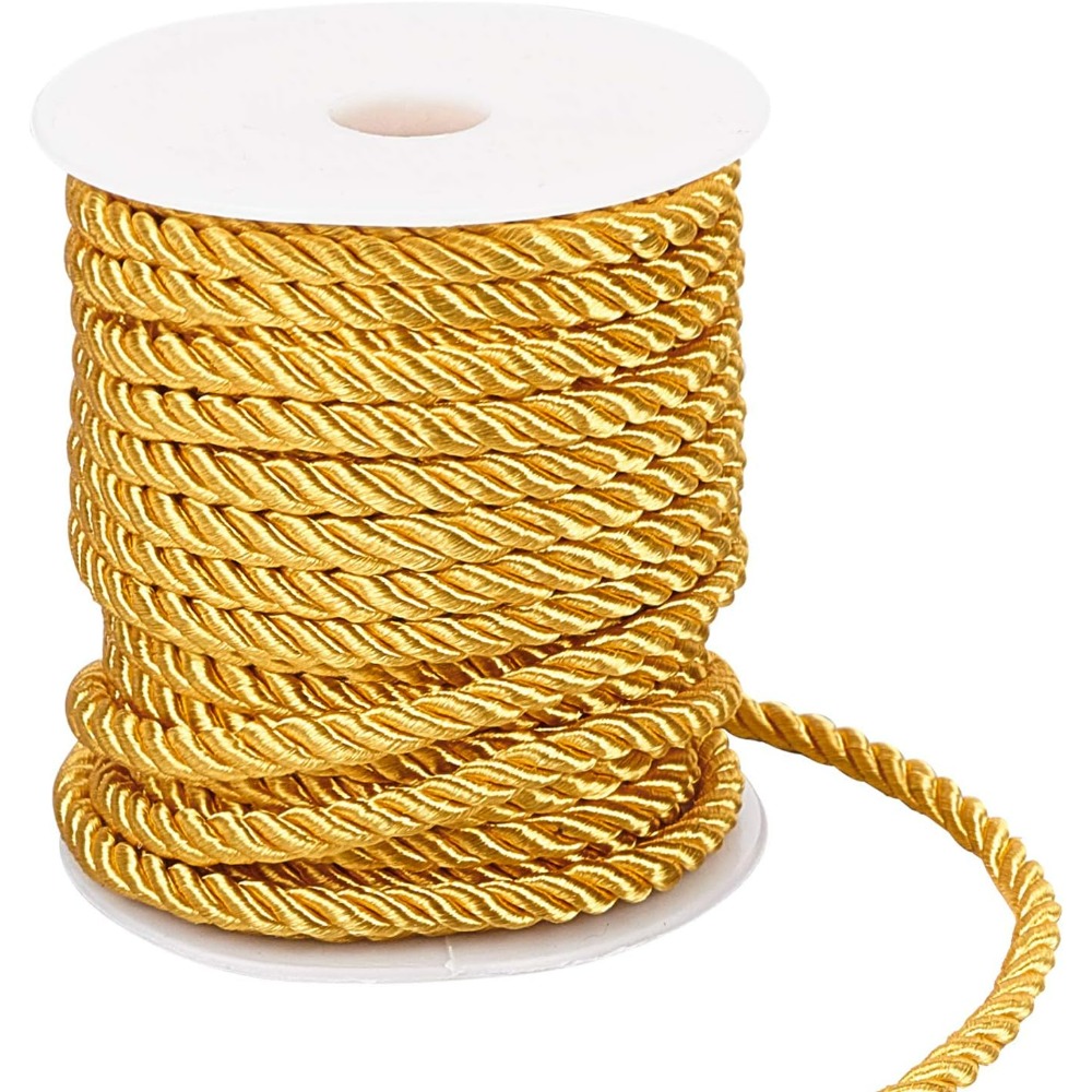 Cord Trim Twisted - 59 футов золотой шнур 5 мм