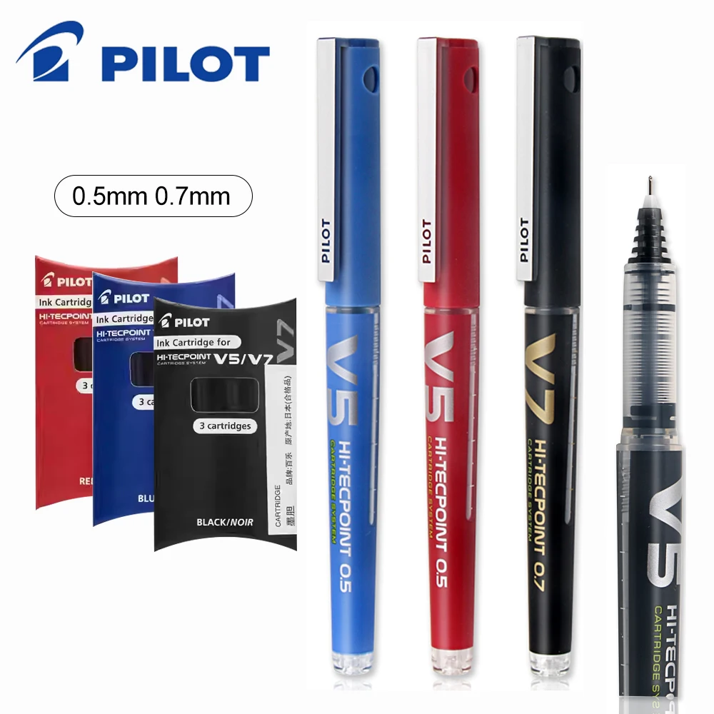 Pilot Pen V5 - Японская гелевая ручка Pilot V5/V7, прямой