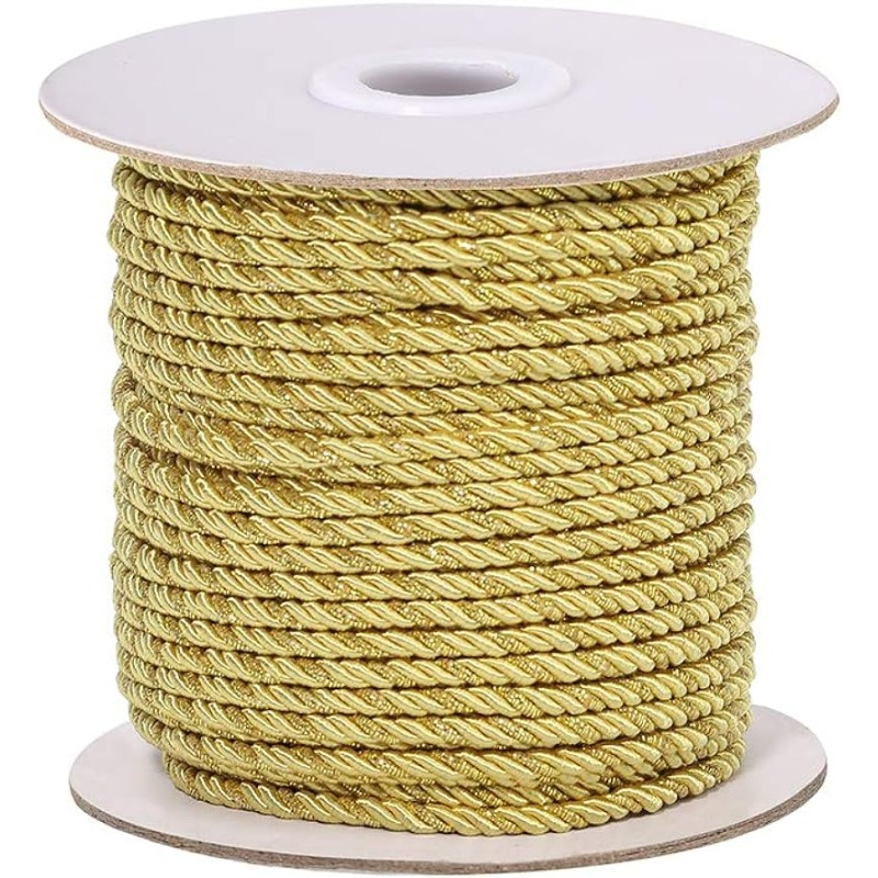 Cord Trim Twisted - Металлический витой шнур 3 мм/35 ярдов,