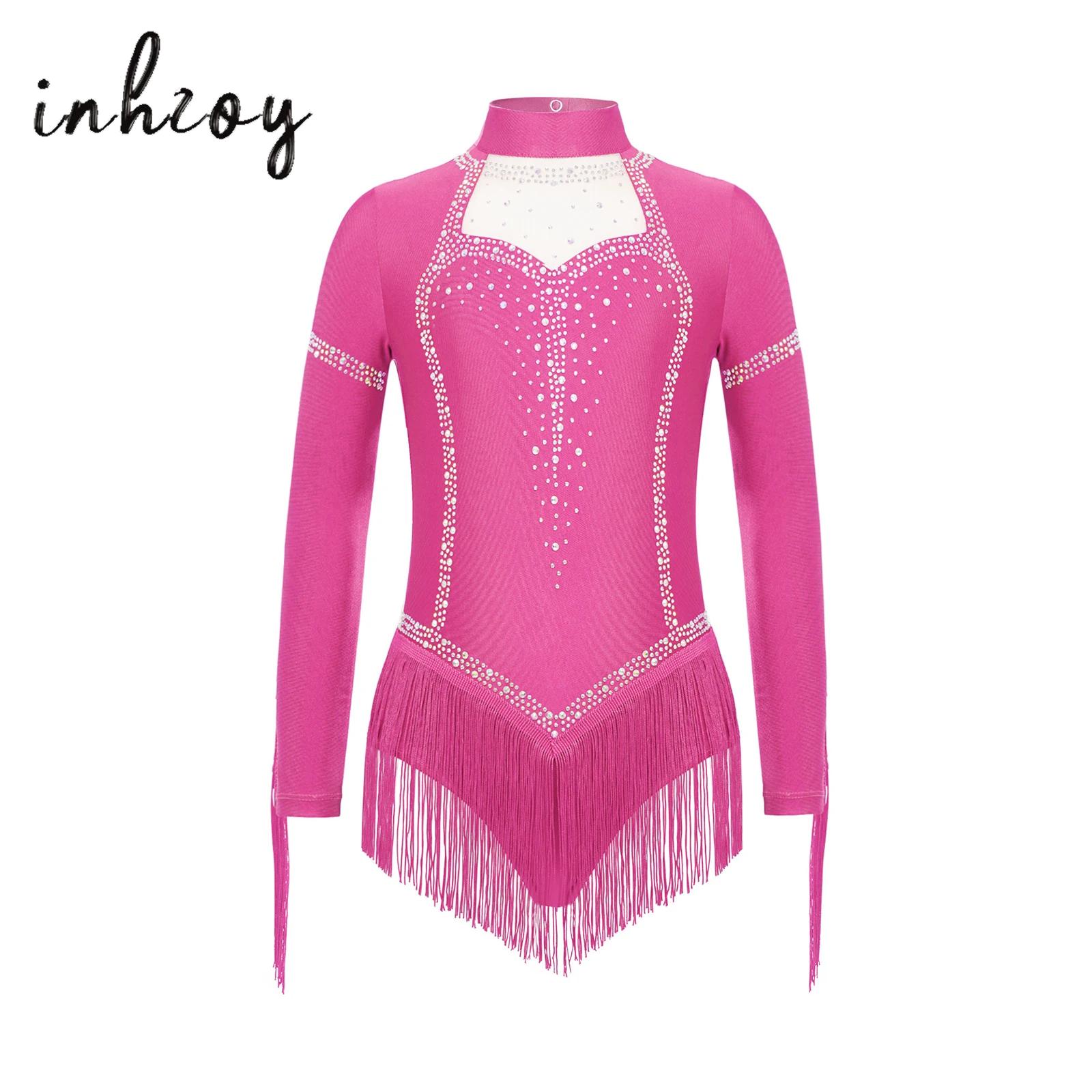 Rhinestone Banding Trim - Детское боди для латинских танцев с