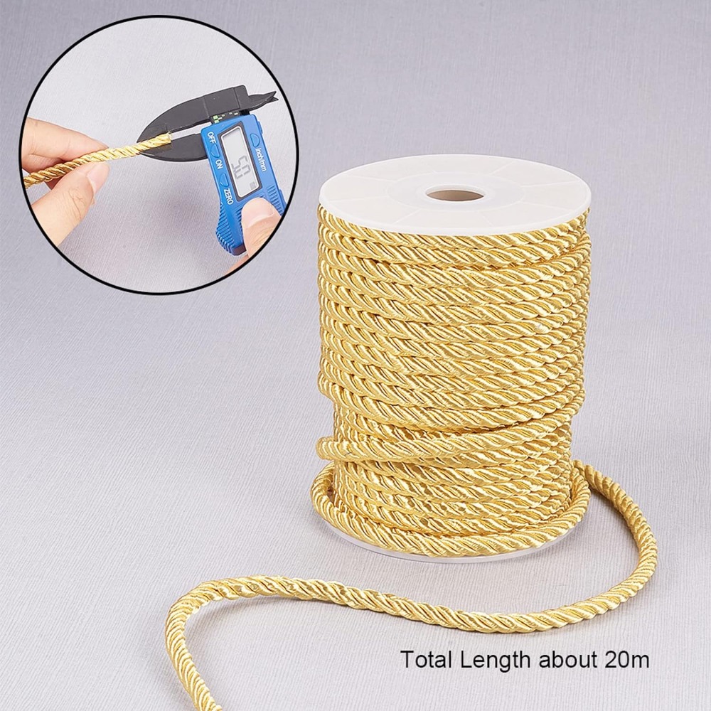 5 мм, 18 ярдов, скрученный зол – обзор и цена Cord Trim Twisted