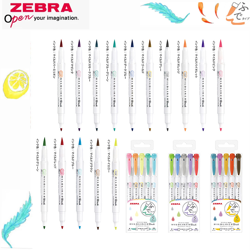 Ручка-хайлайтер ZEBRA WFT8 с д – обзор и цена Zebra Pen Mildliner