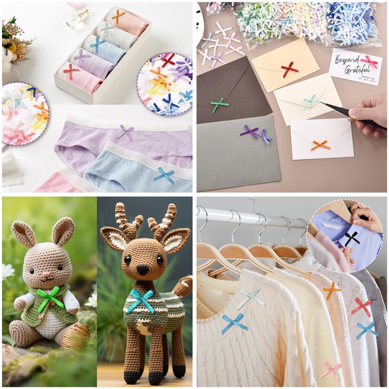 100 шт. 3 мм ленты, мини-атлас – обзор и цена Christmas Craft Embellishment