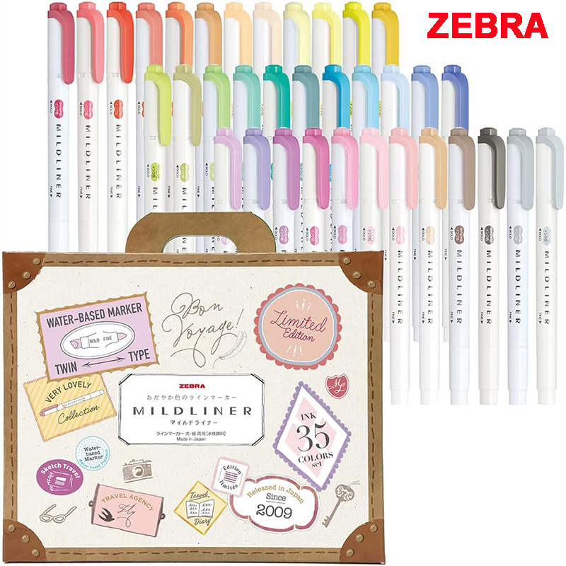 Набор маркеров Mildliner Zebra – обзор и цена Zebra Pen Mildliner