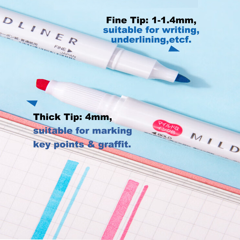 Набор маркеров Mildliner Zebra – обзор и цена Zebra Pen Mildliner