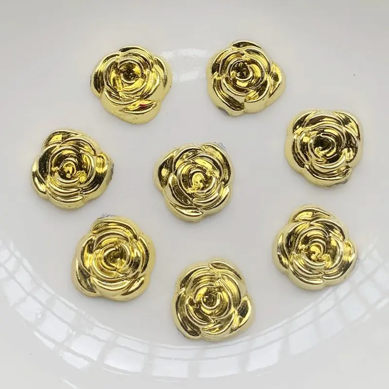 40 шт. 14 мм золотые розы, каб – обзор и цена Embellishment Glue Craft