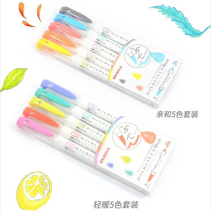 ZEBRA Mildliner выделители руч – обзор и цена Zebra Pen Mildliner