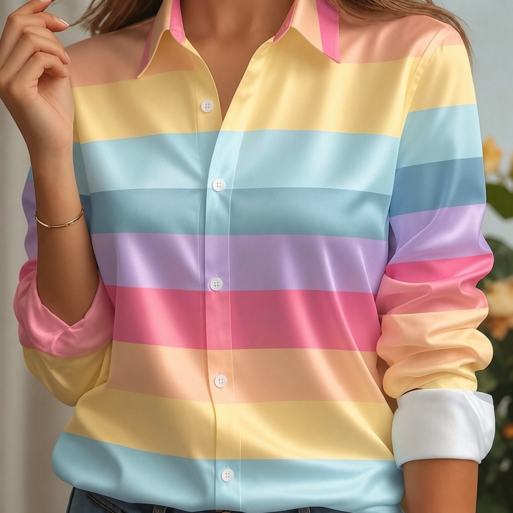 Женская атласная блузка с отло – обзор и цена Embellish Knit