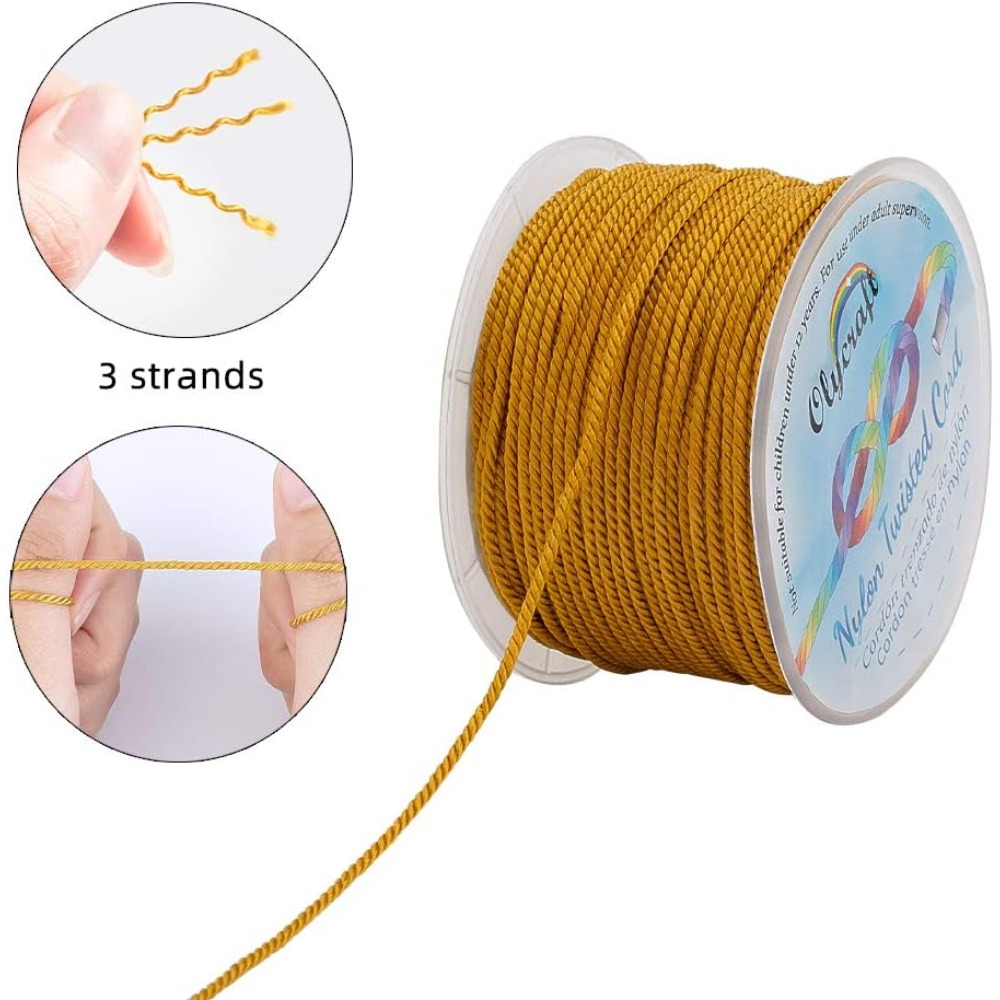 Трехслойный атласный нейлоновы – обзор и цена Cord Trim Twisted