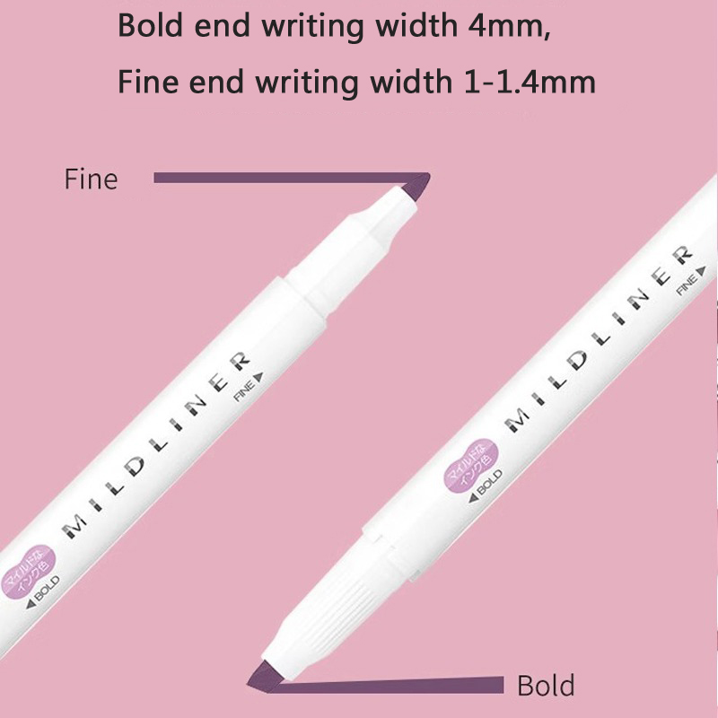 Ручки-хайлайнеры Zebra Mildlin – обзор и цена Zebra Pen Mildliner