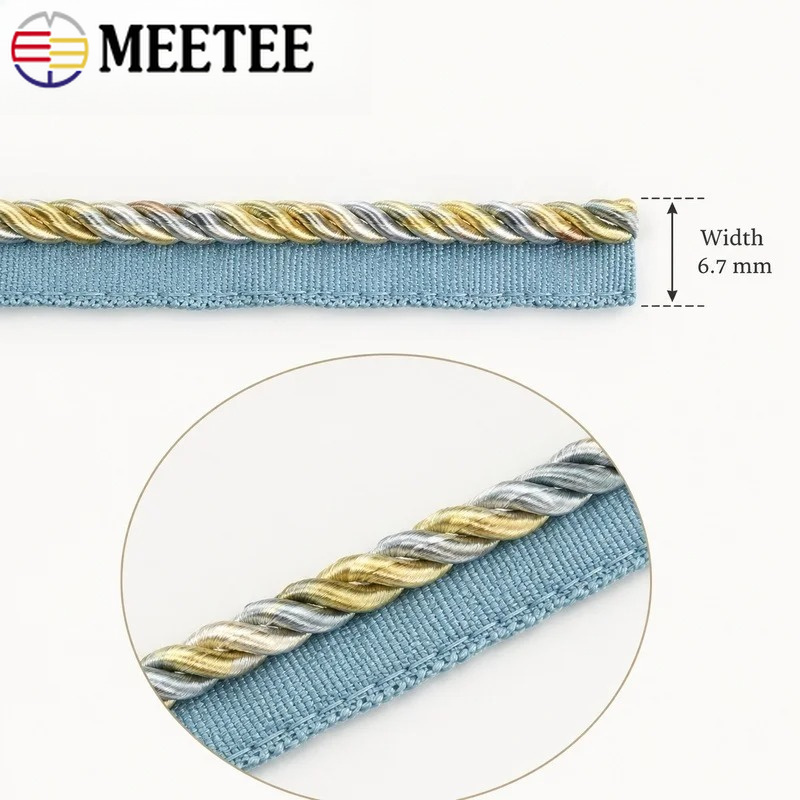 Двухцветный плетеный шнур Meet – обзор и цена Cord Trim Twisted