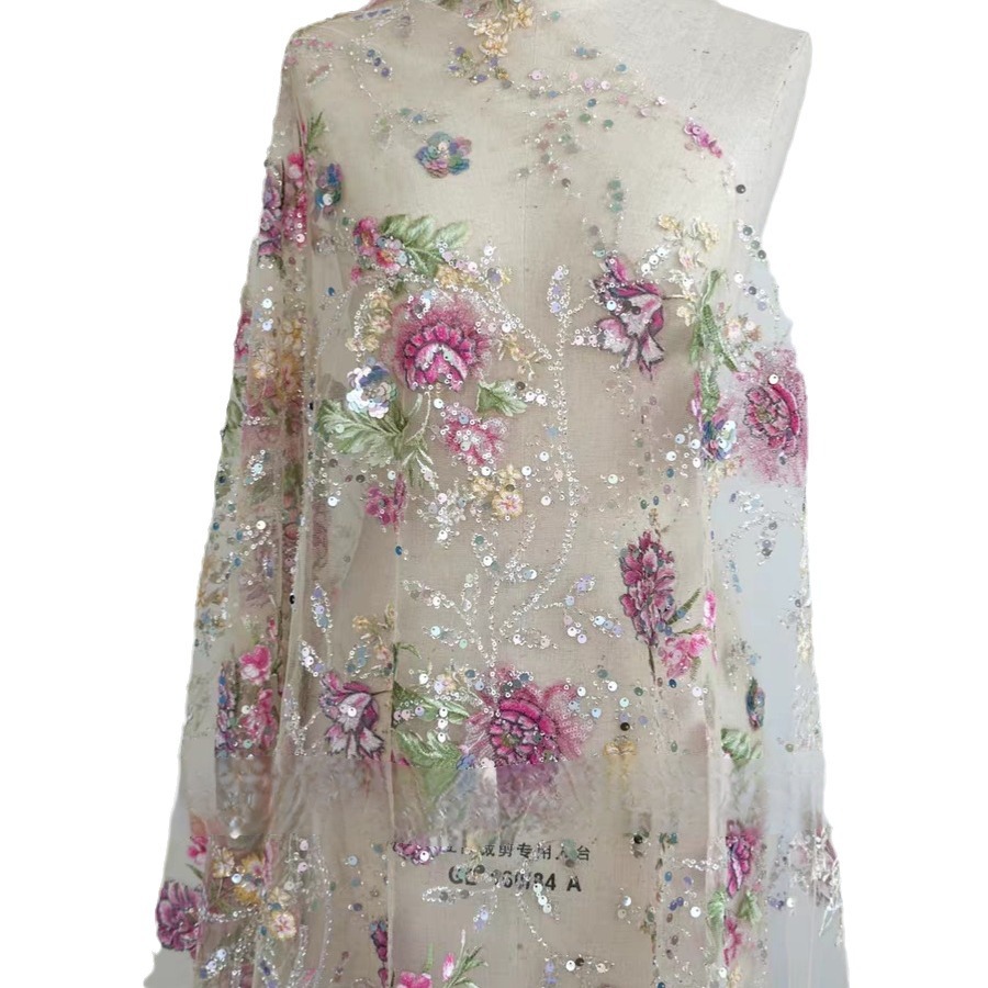 Роскошная кружевная ткань с би – обзор и цена Embellish Knit