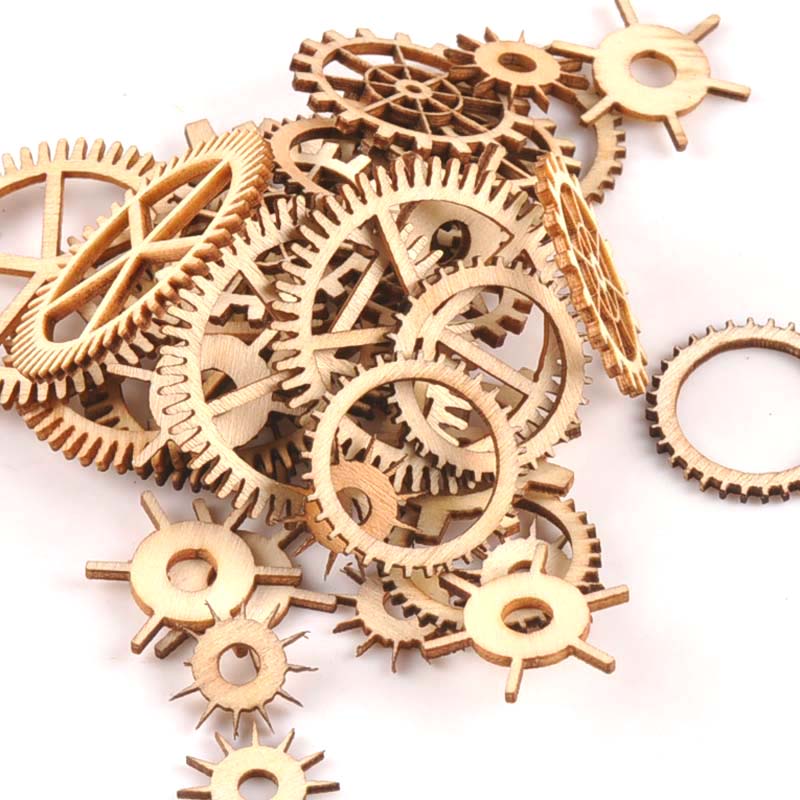 Деревянные Шестерни для скрапб – обзор и цена Craft Embellishment