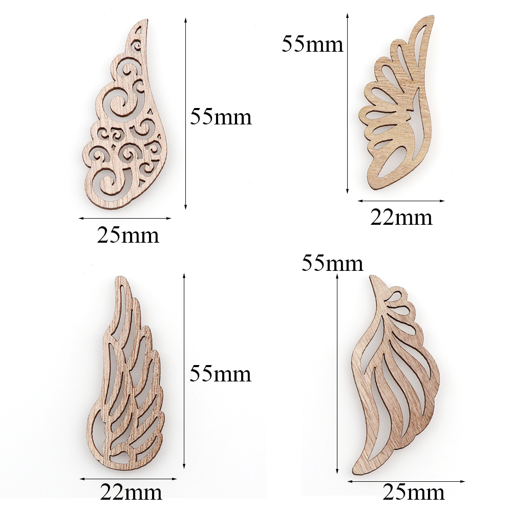 40 шт./пакет, 4 стиля, «ангель – обзор и цена Craft Embellishment