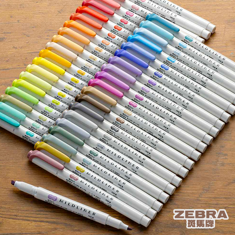 Японский маркер ZEBRA Mildline – обзор и цена Zebra Pen Mildliner