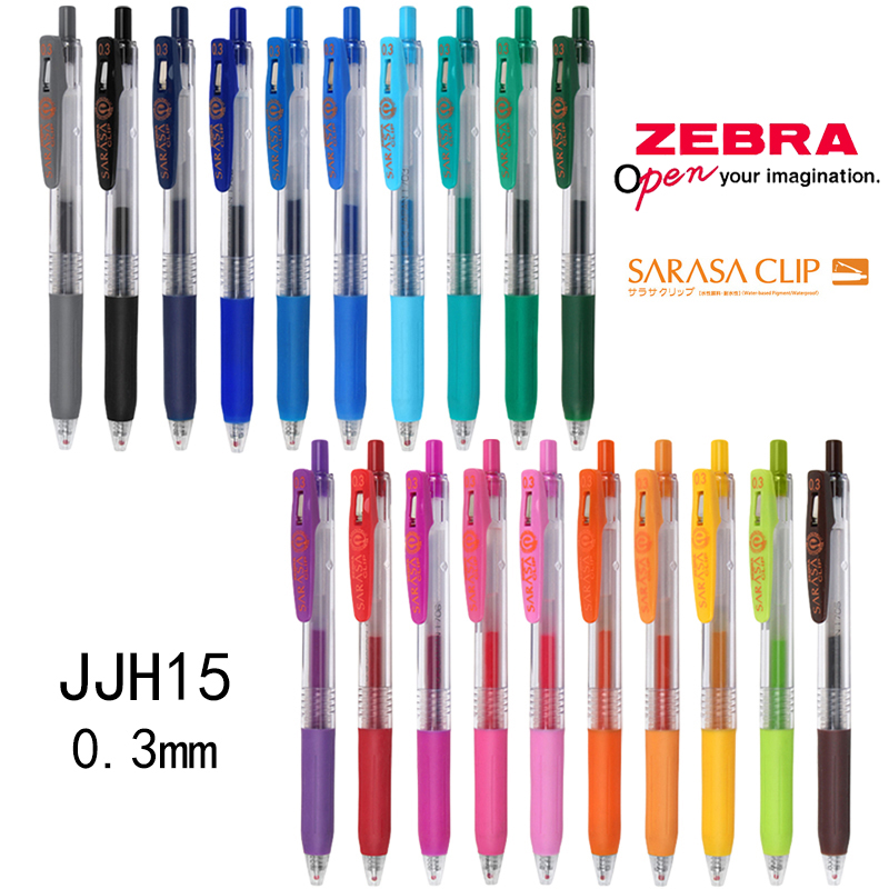 Ручка гелевая JJH15, цветная,  – обзор и цена Zebra Pen Sarasa